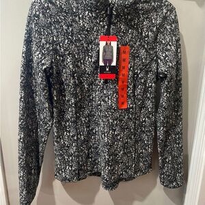 Spyder Black and White Patterned Sweatshirt